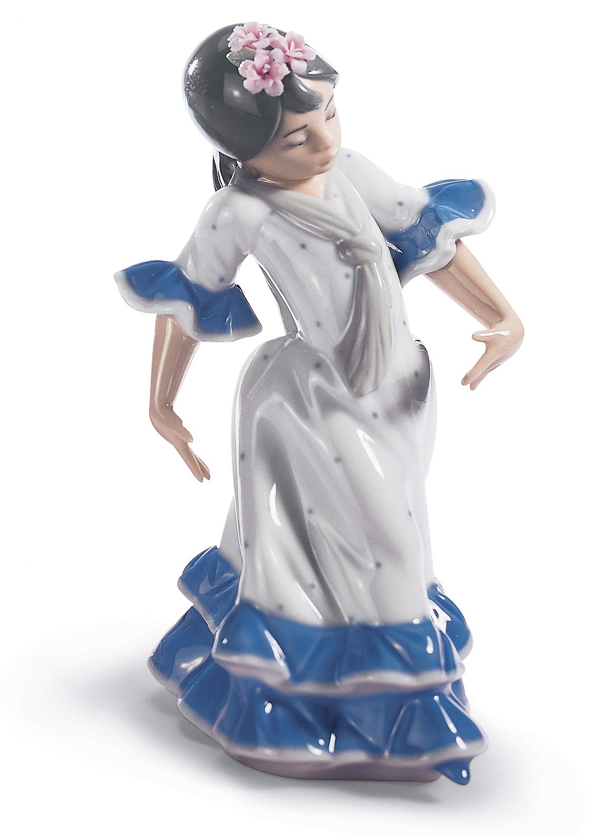 Lladró Sculture Ballerina Azzurra Figurina Porcellana