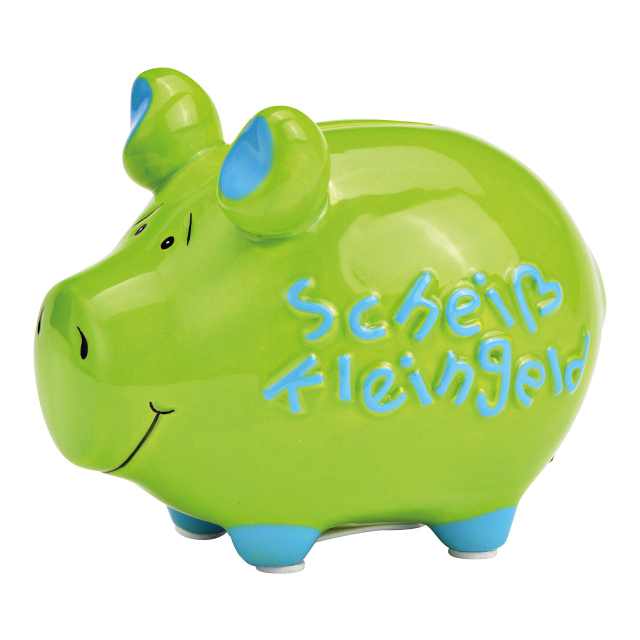 Sparschwein Company Scheiß Kleingeld salvadanaio maiale piccolo verde