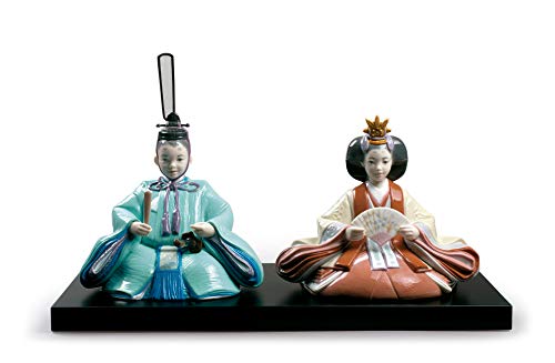 Lladró Hinamatsuri Festival figurina in porcellana bambole giapponesi