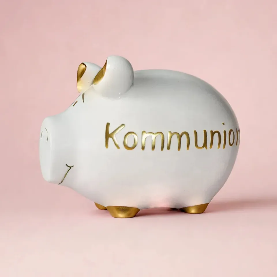 Sparschwein Company Kleinschweine Kommunion salvadanaio comunione