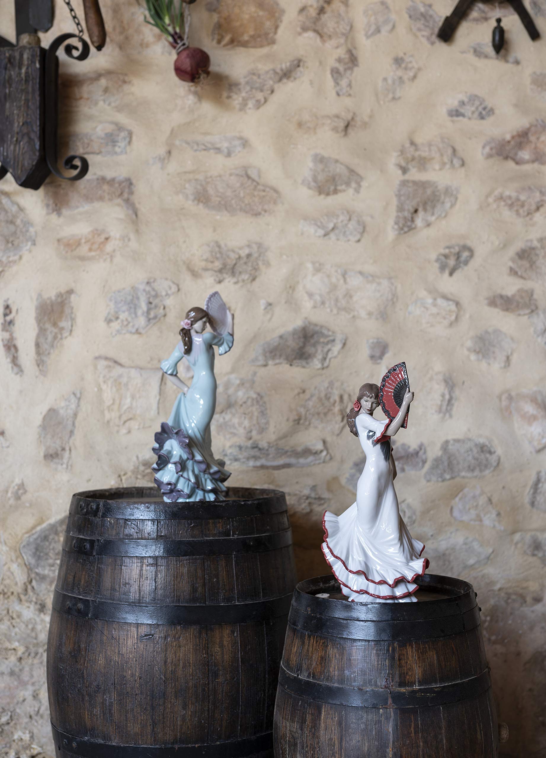 Lladró Anima e Passione flamenco figurina porcellana rossa