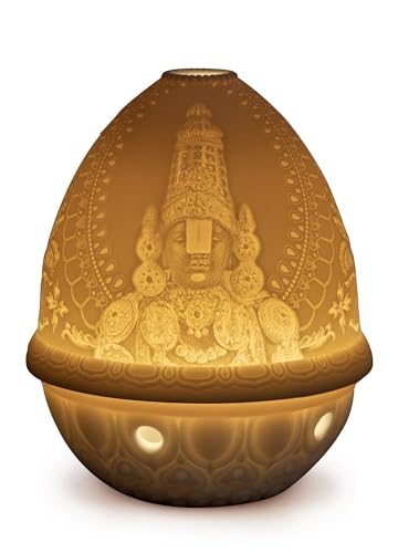 Lladró Lord Balaji litofania in porcellana luce decorativa