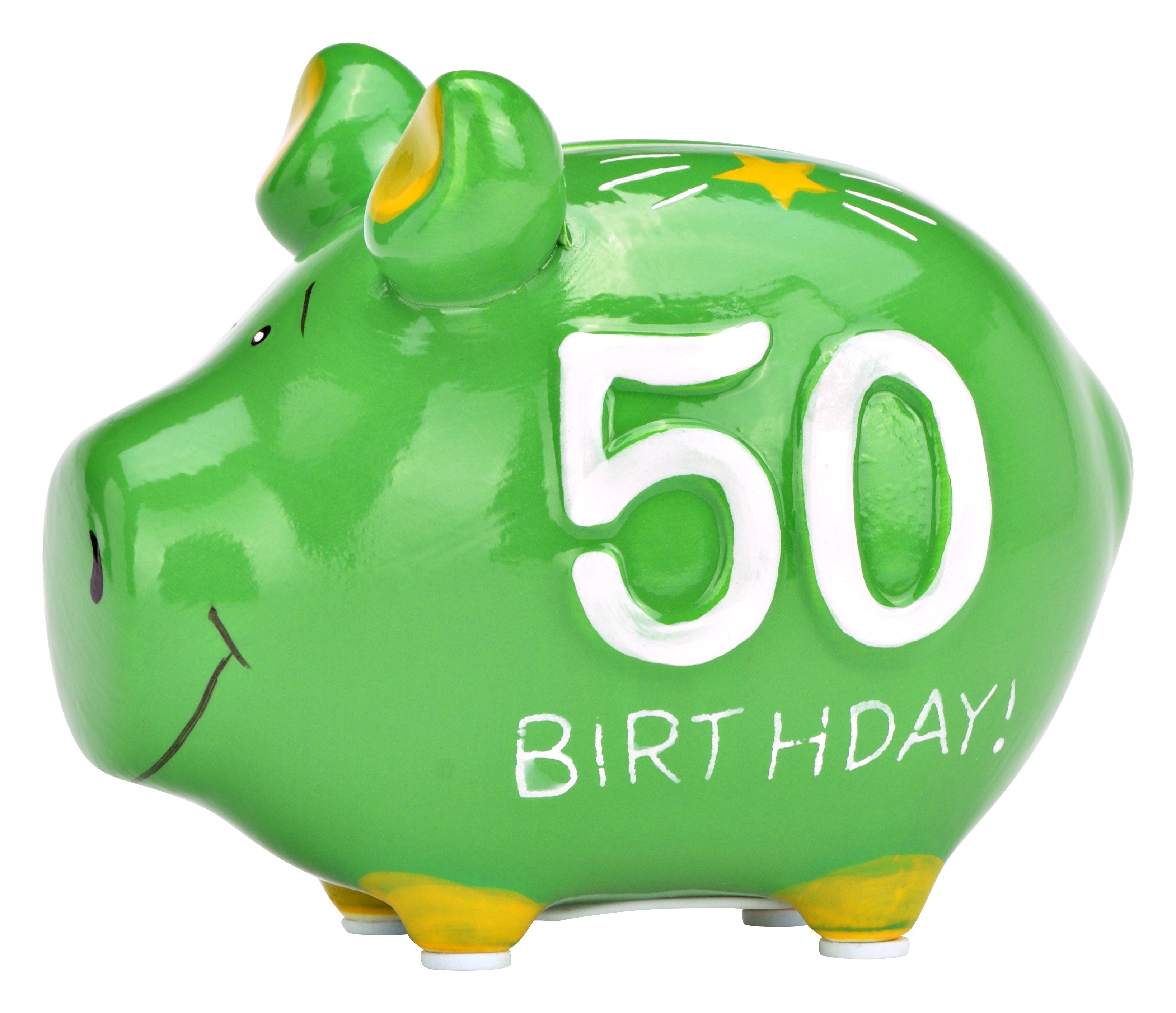 Sparschwein Company Kleinschweine 50 Birthday salvadanaio ceramica