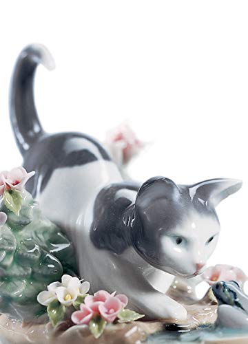 Lladró Sculture Il Gatto E La Rana figurina gatto