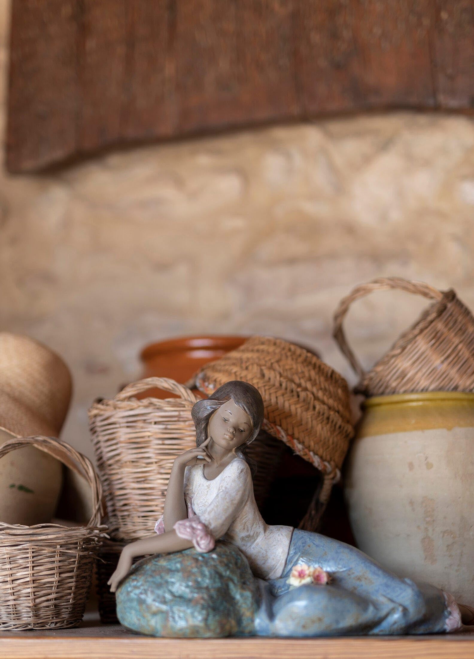 Lladró Donna Anima figurina in porcellana scultura donna