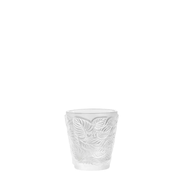 Lalique Feuilles photophore cristallo incolore taglia unica