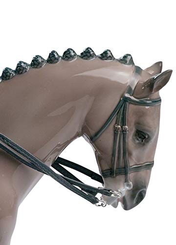 Lladró Sculture Donna Doma Classica figurina cavallo porcellana