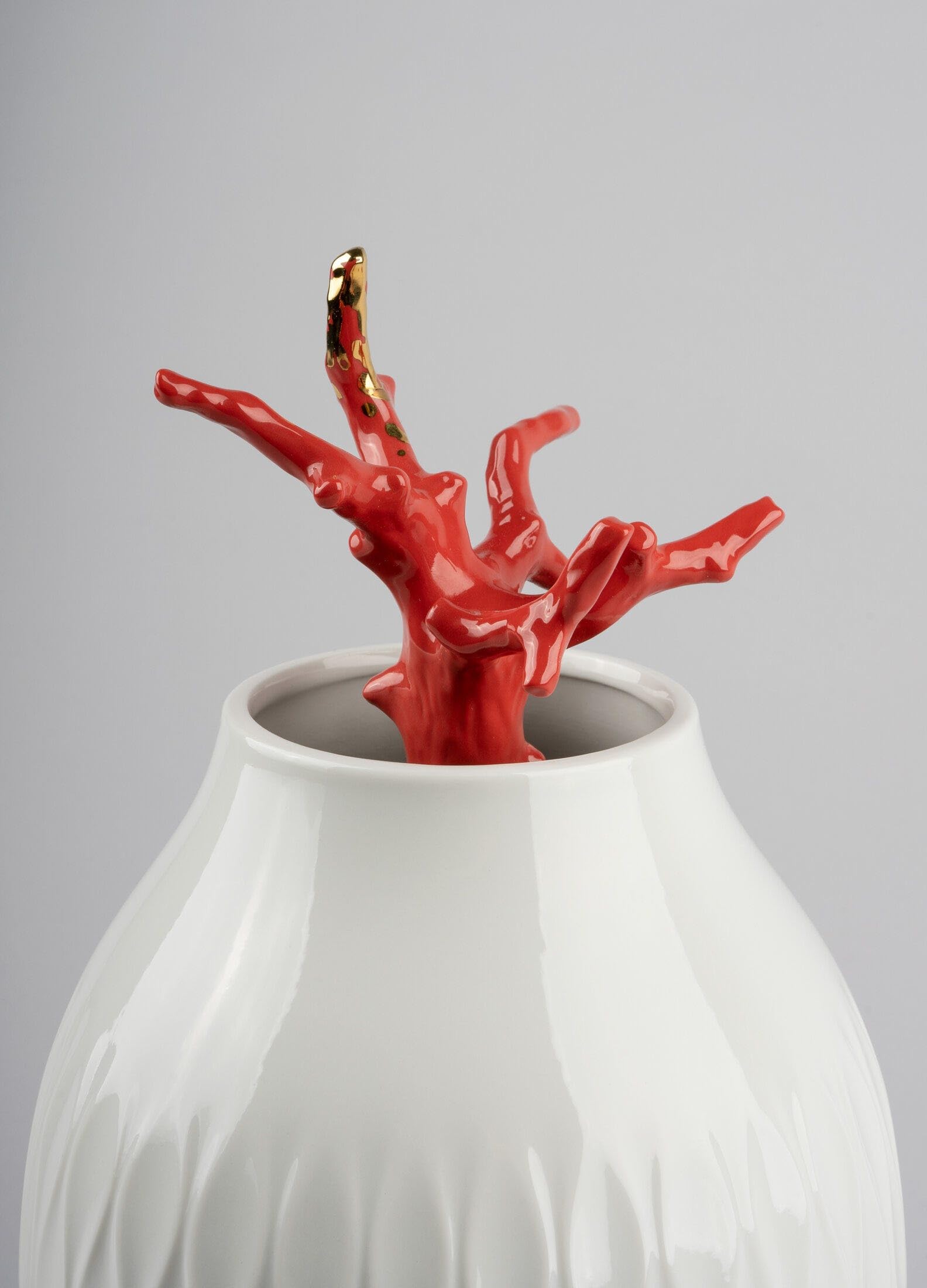 Lladró Coral vaso in porcellana fatto a mano decorativo
