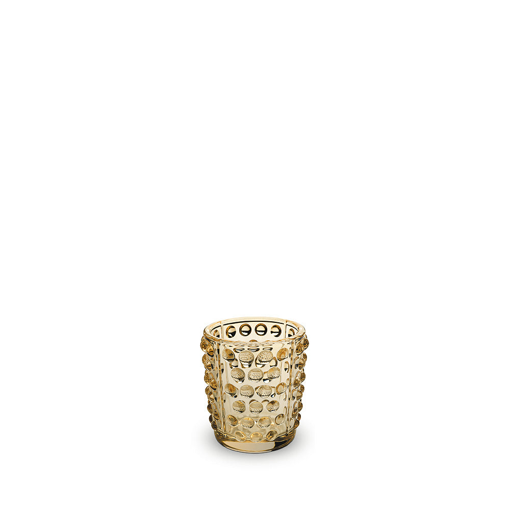 Lalique Mossi Votivo Portacandela Cristallo Oro Singolo