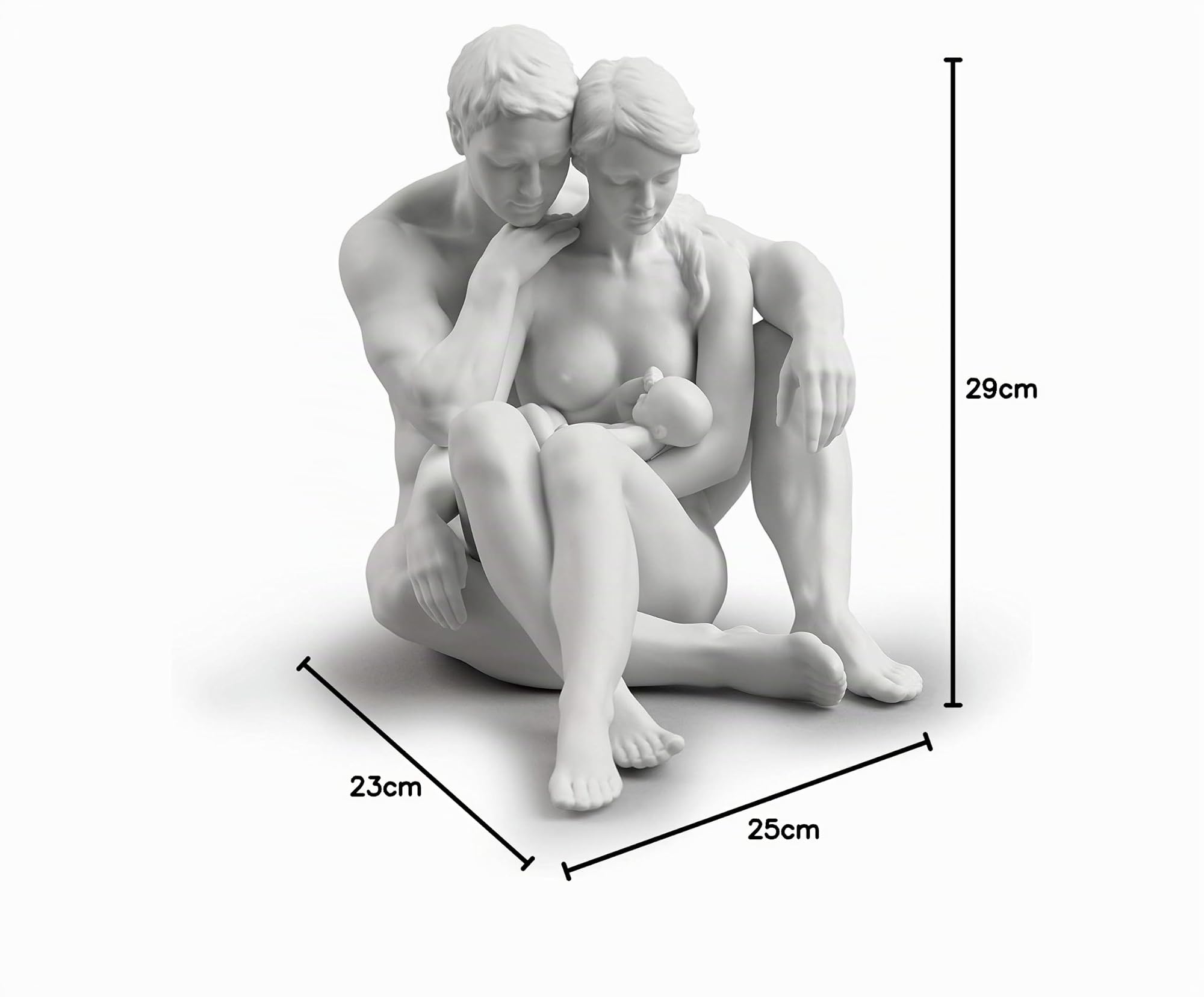 Lladró Sculture Essenza della Vita figurina porcellana famiglia