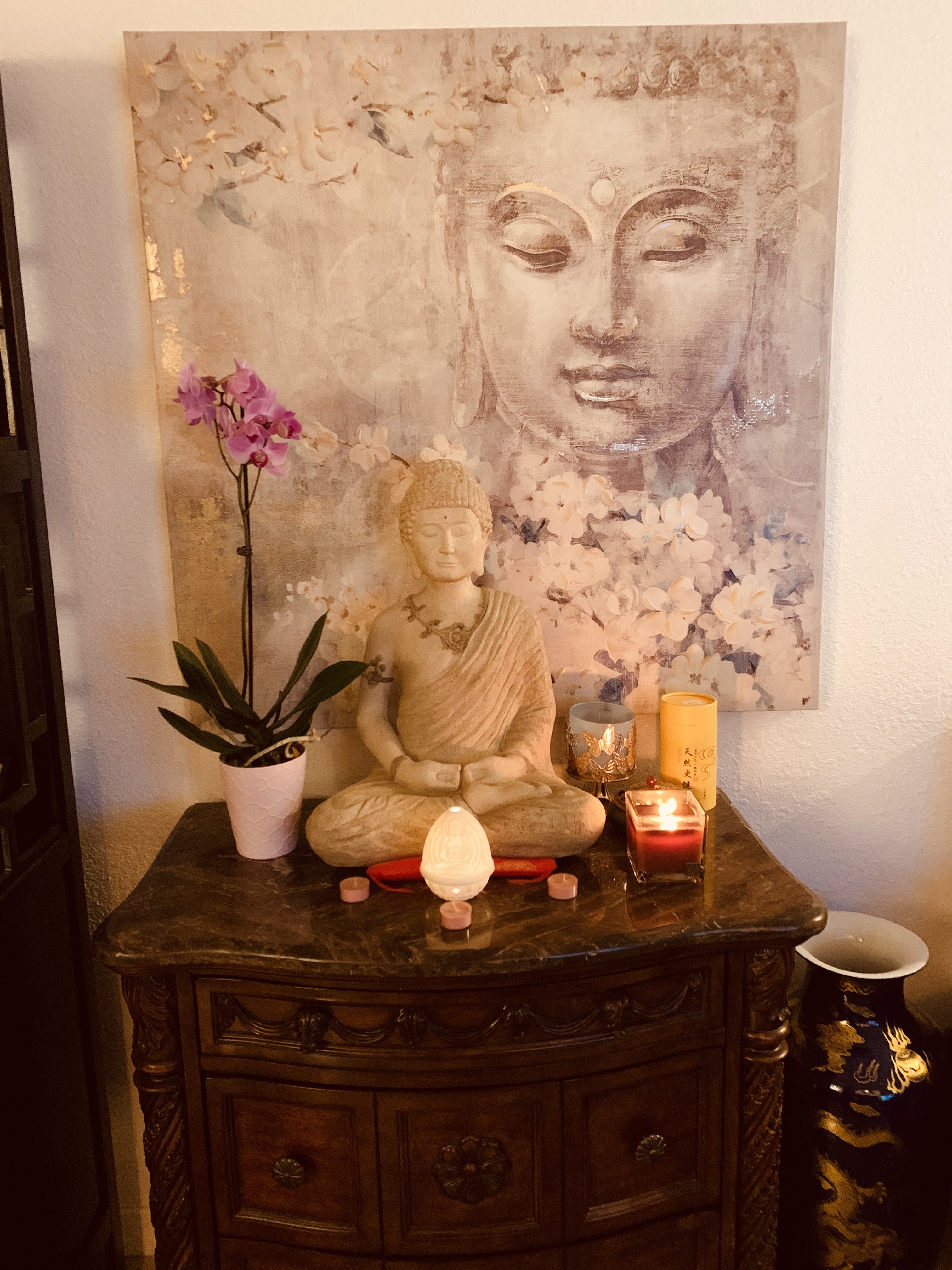 Lladró Accessori Decorativi Litofania Budda porcellana