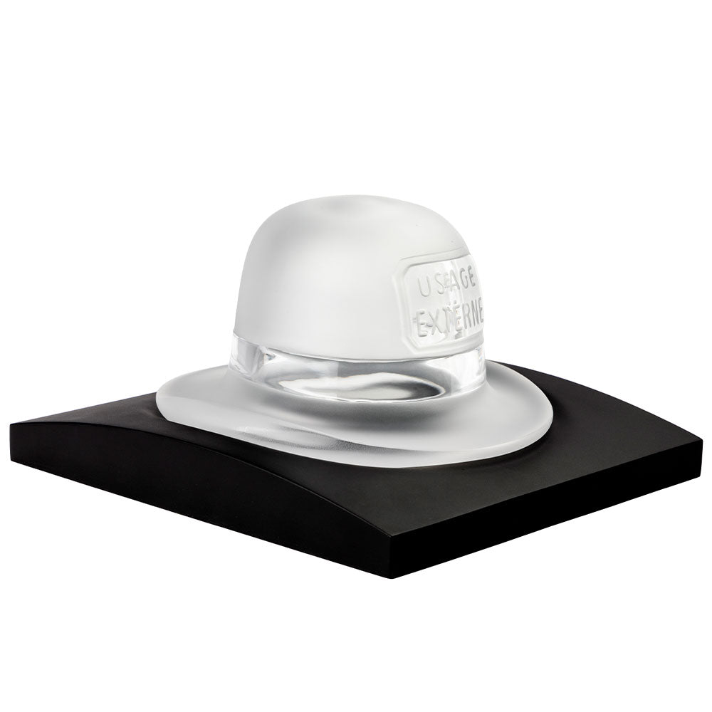 Lalique Le Bouchon d'épouvante Magritte scultura cristallo