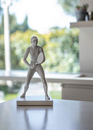 Lladró Sculture Tennista bianco figurina porcellana 30 cm