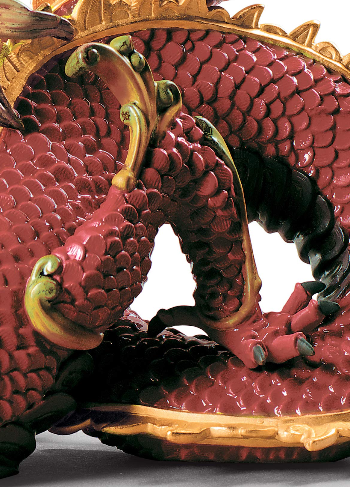 Lladró Alta Porcellana Dragone scultura drago porcellana