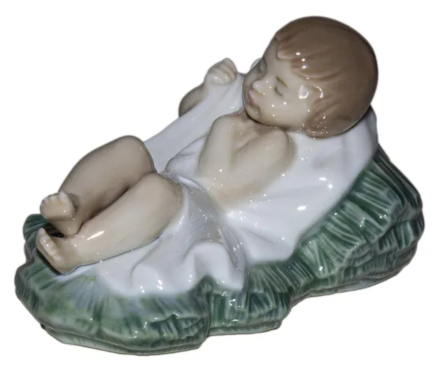 Lladró Sculture Natività Gesù Bambino II figurina porcellana