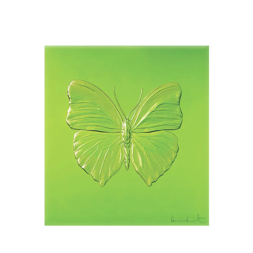 Lalique Art Eternal Love pannello cristallo verde Hirst