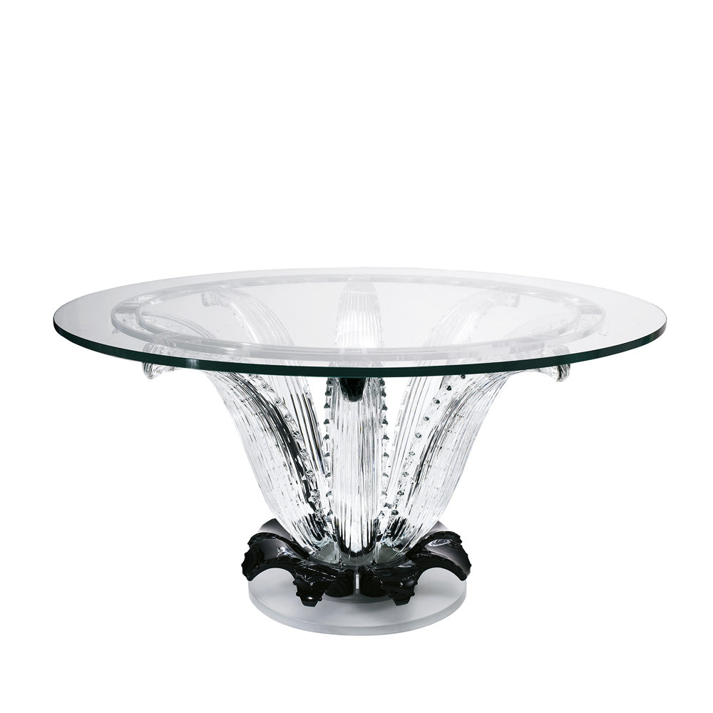 Lalique Cactus tavolo rotondo nero One Size cristallo