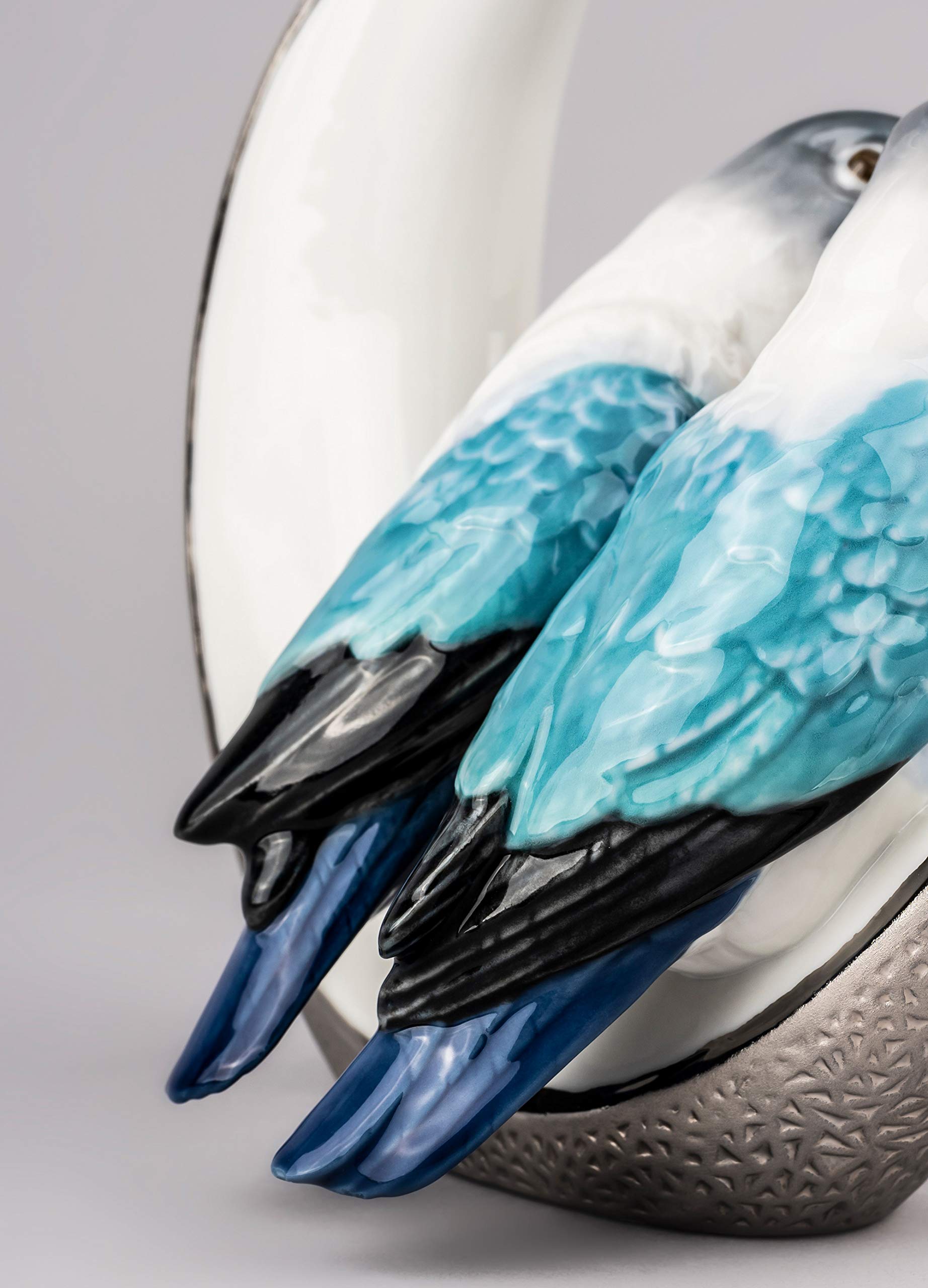 Lladró Sculture Prendimi la Luna figurina uccelli argento