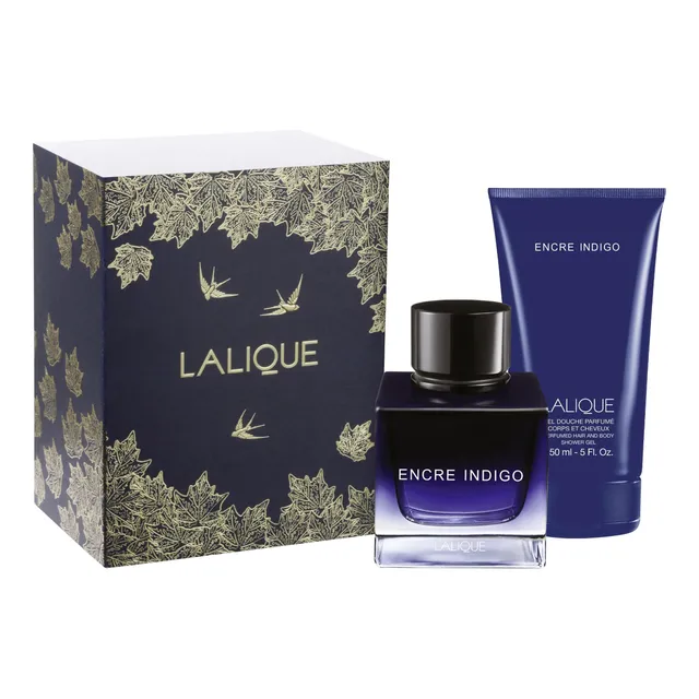 Lalique Encre Indigo cofanetto profumo uomo 100 ml legnoso