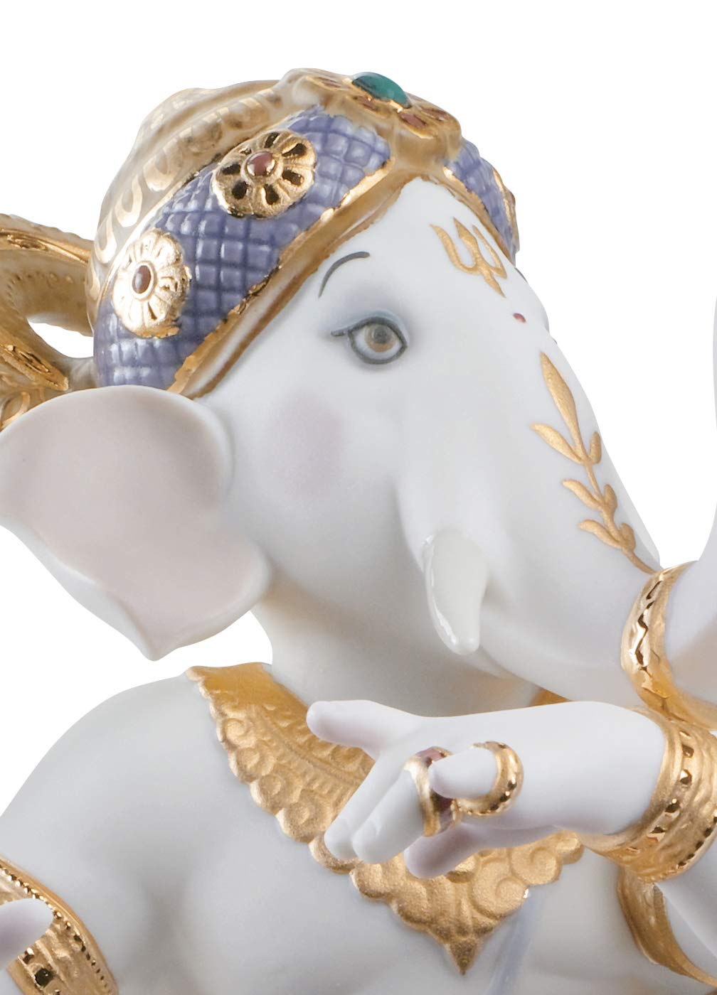 Lladró Alta Porcellana Ganesha Danzante statuetta porcellana