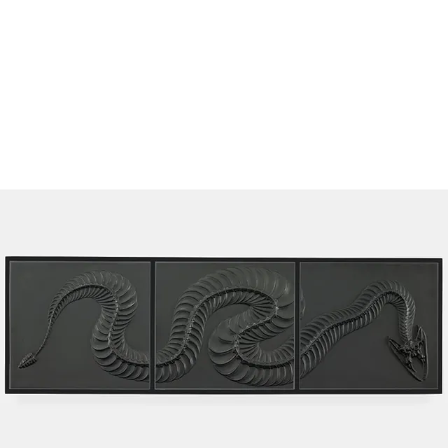Lalique Eternal Sinner Hirst pannello arte nero 2017