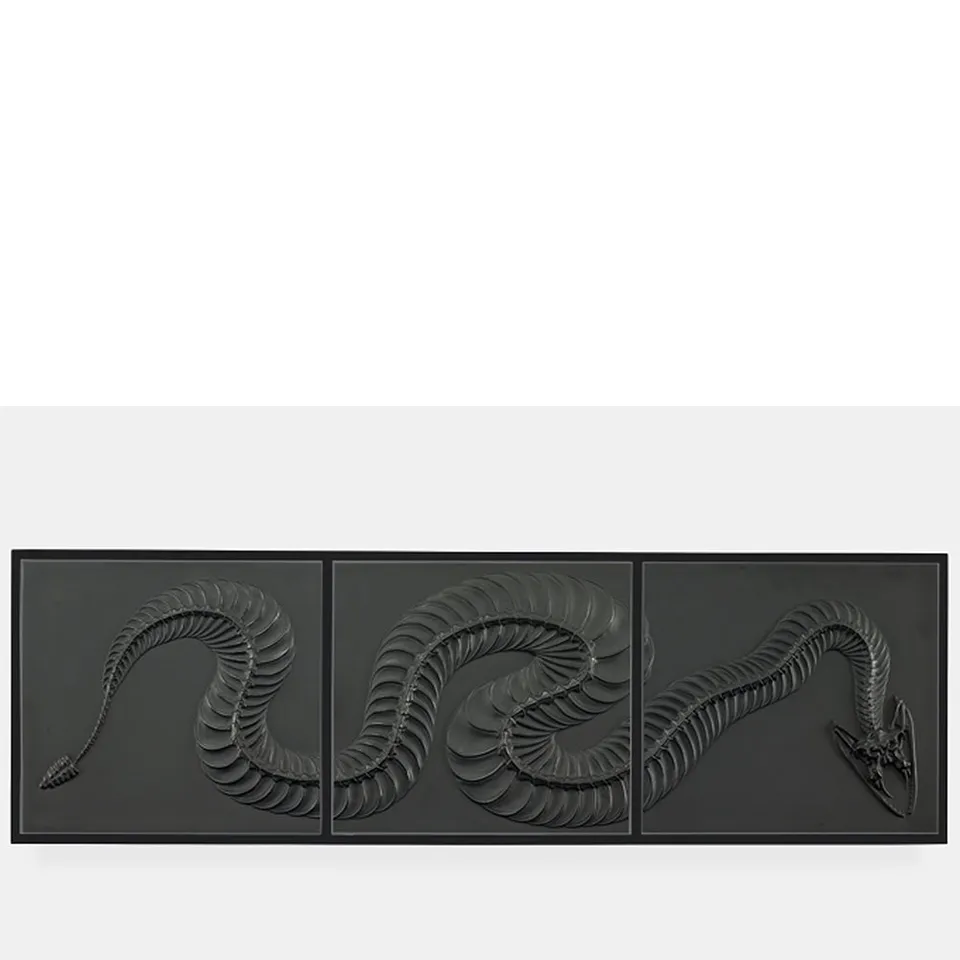 Lalique Eternal Sinner Hirst pannello arte nero 2017