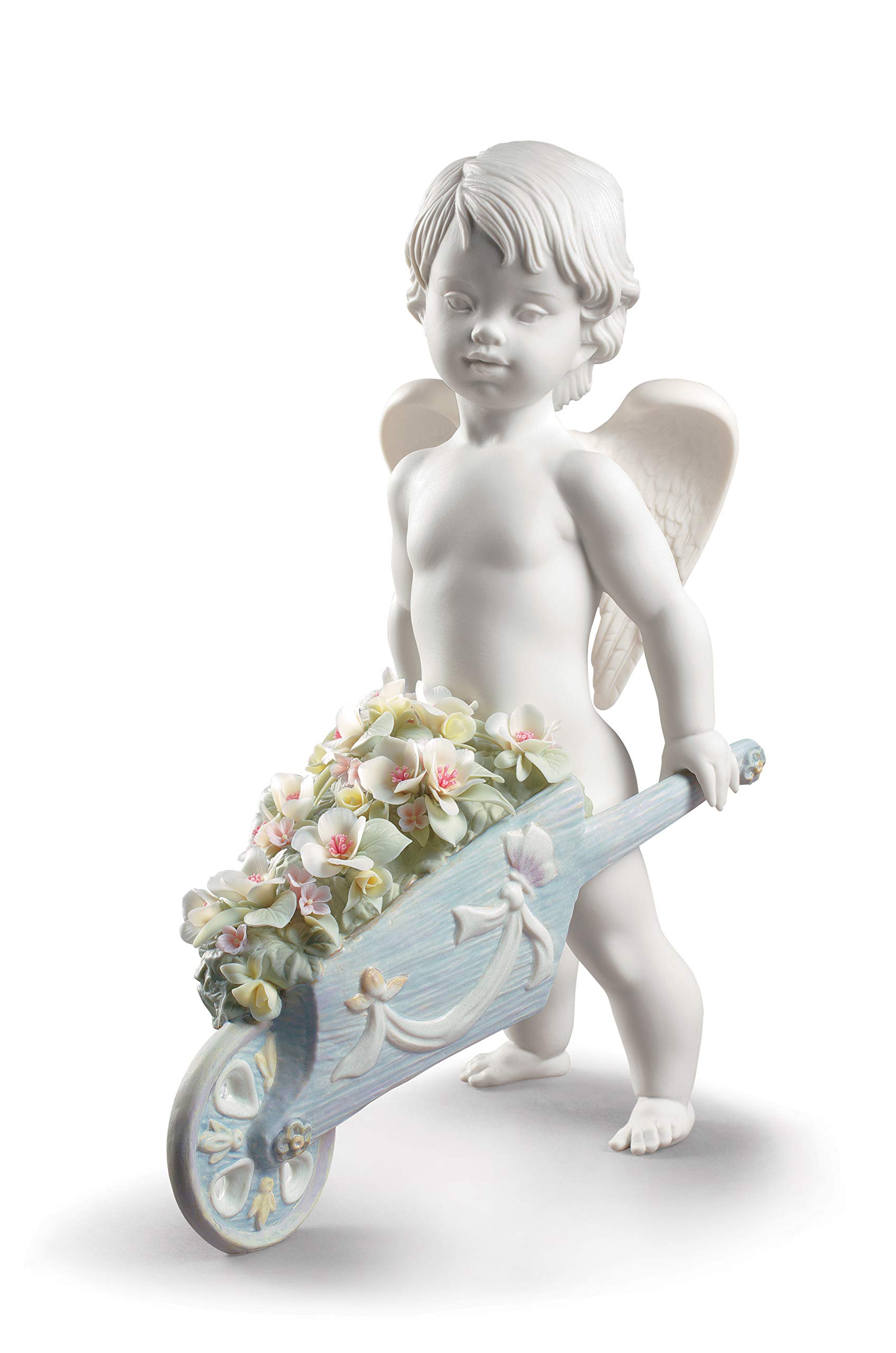 Lladró Fiore del Cielo statuetta angelo porcellana fatta a mano