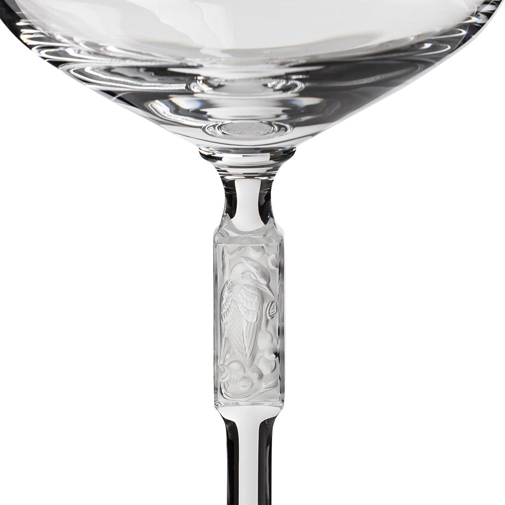 Lalique Merlot bicchiere vino cristallo set 1 vetro