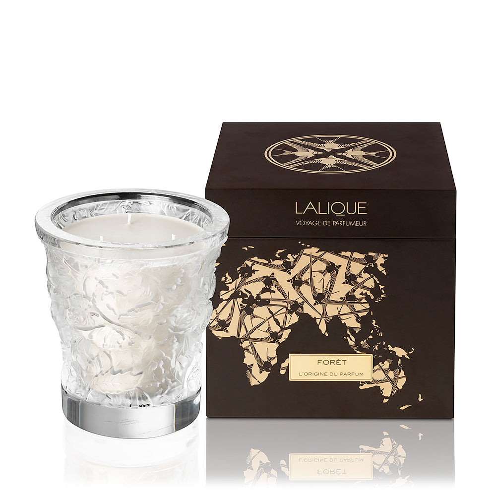 Lalique Forêt Candela Profumata Cristallo 750 g Legnosa