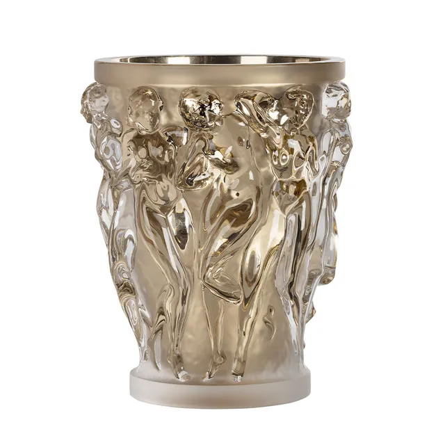 Lalique Bacchantes gran vaso XXL in cristallo baccanti