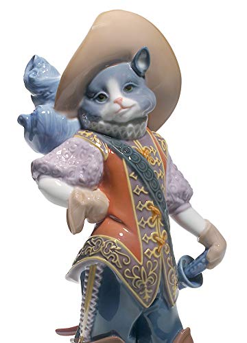 Lladró Sculture Il Gatto con gli Stivali Figurina Porcellana