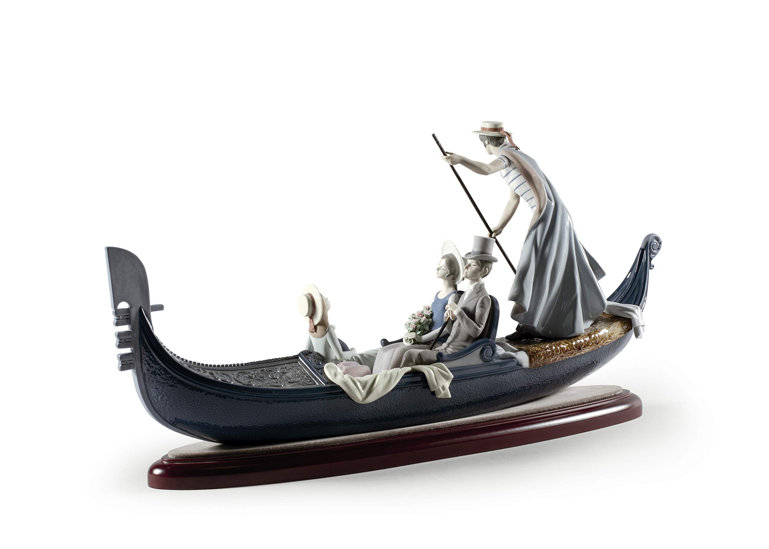 Lladró Alta Porcellana Coppia Gondola scultura numerata