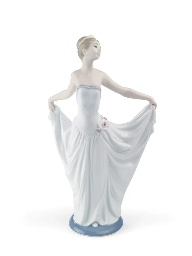 Lladró Sculture Ballerina Figurina Porcellana Danza Fatta a Mano