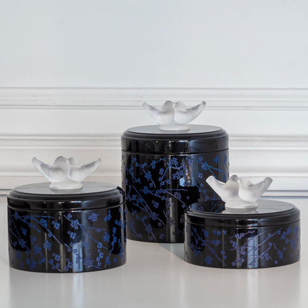René Lalique Fleurs de Cerisier Scatola L Cristallo Lacca