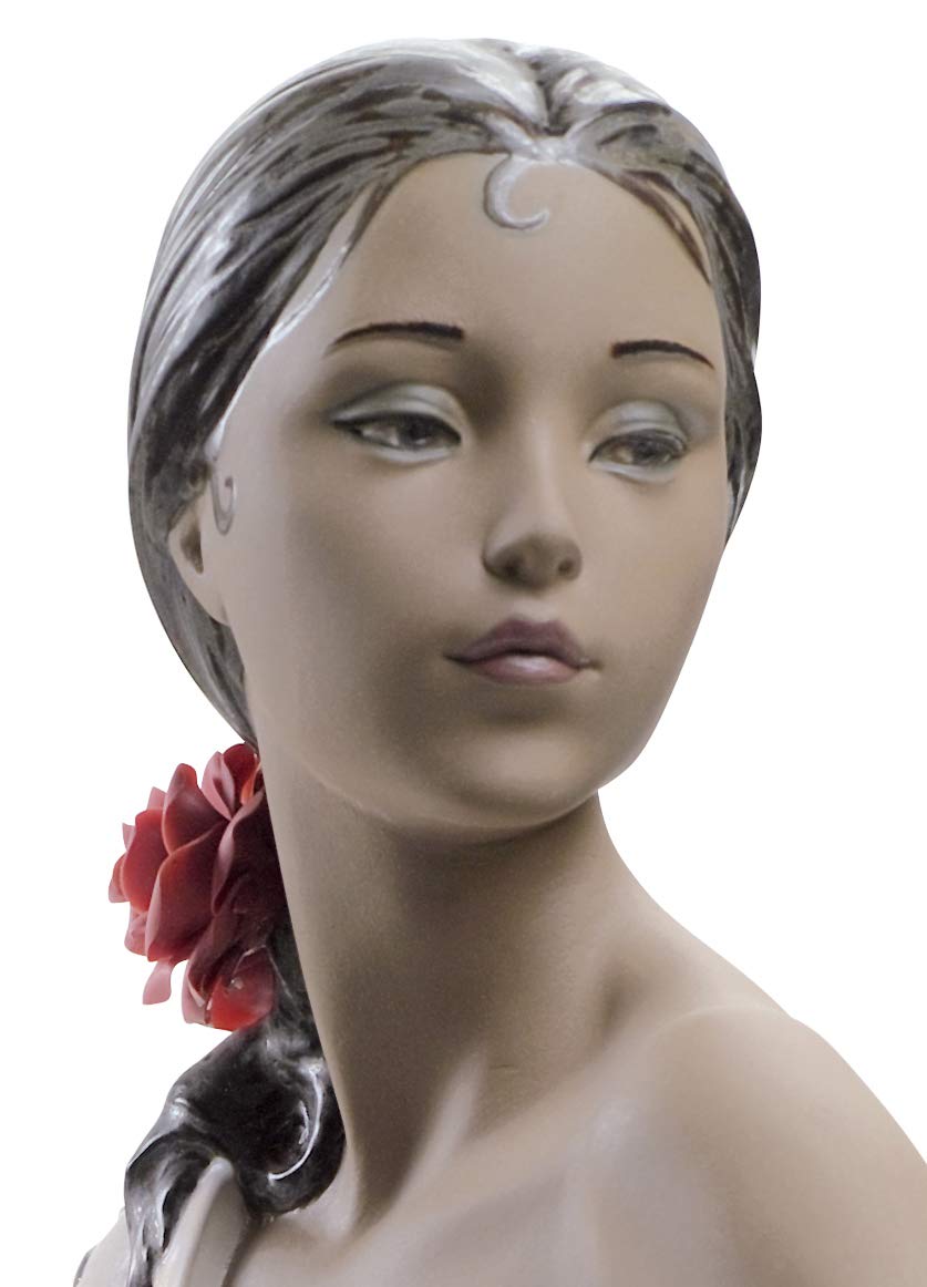 Lladró Donna Nudo con Scialle Figurina Porcellana