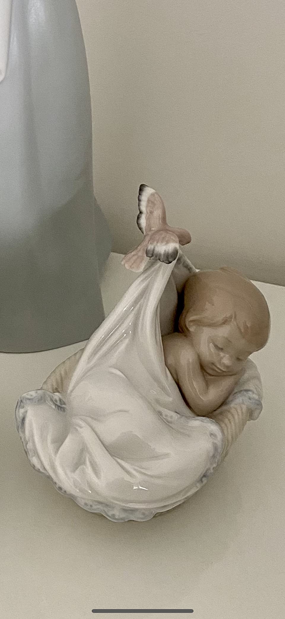 Lladró Teneri Sogni Figurina Bimba Porcellana Fatta Mano