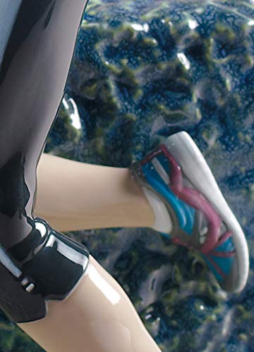 Lladró Sculture Running Donna Blu in Porcellana Sportiva