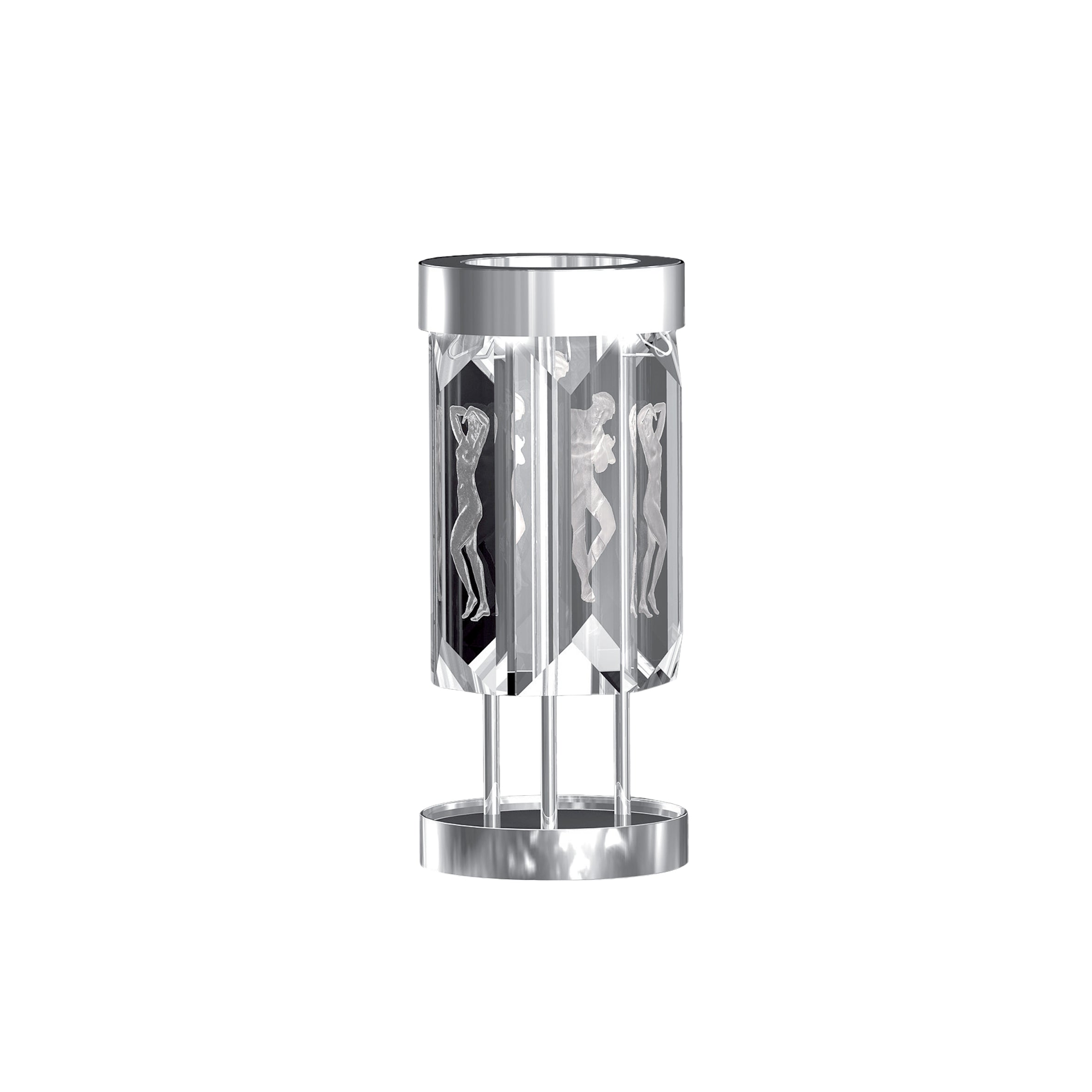 Lalique Lighting Serene 6 Prisms Figurines Table Lamp lampada TU