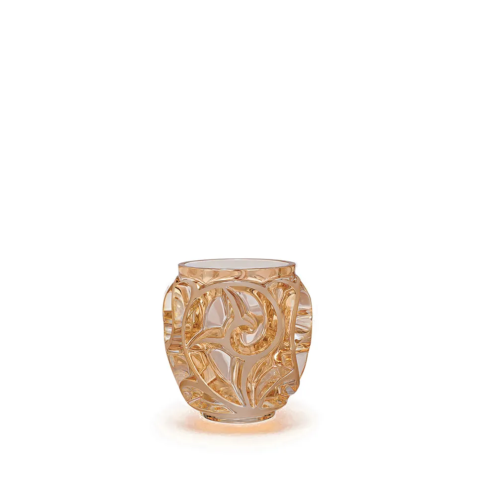 René Lalique Tourbillons Vaso Piccolo Cristallo Taglia S