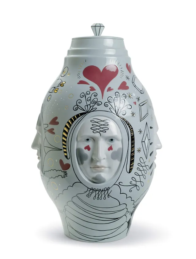 Lladró Conversation Vase vaso in porcellana edizione limitata