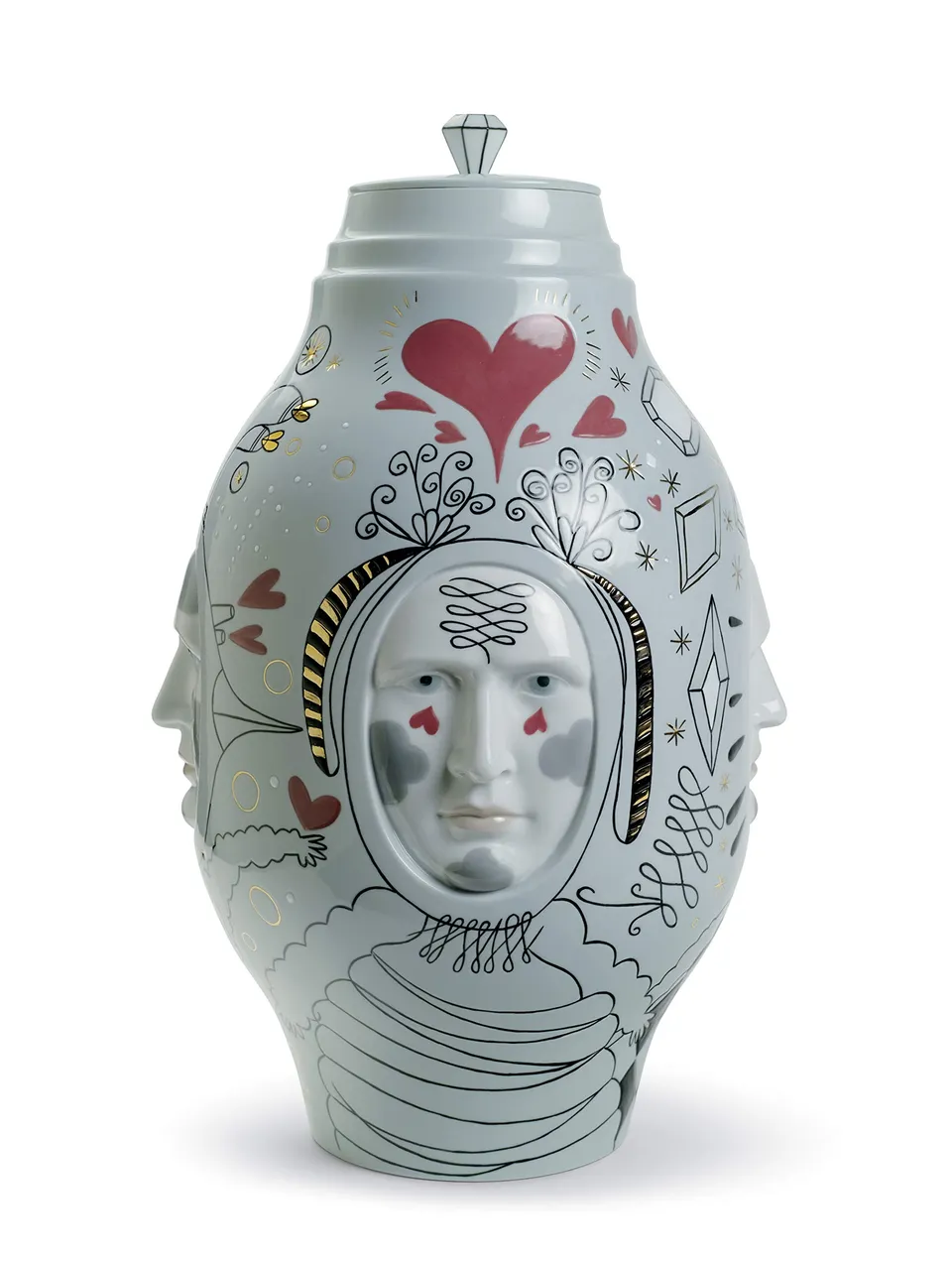 Lladró Conversation Vase vaso in porcellana edizione limitata