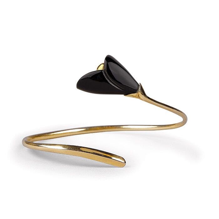 Lladró Gioielli Bracciale Eliconia bracciale nero porcellana