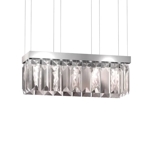 Lalique Serene lampadario 26 prismi rettangolare