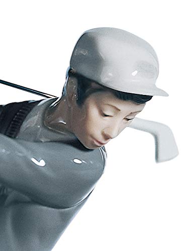 Lladró Sculture Giocatore Golf Figurina Porcellana Uomo Sport
