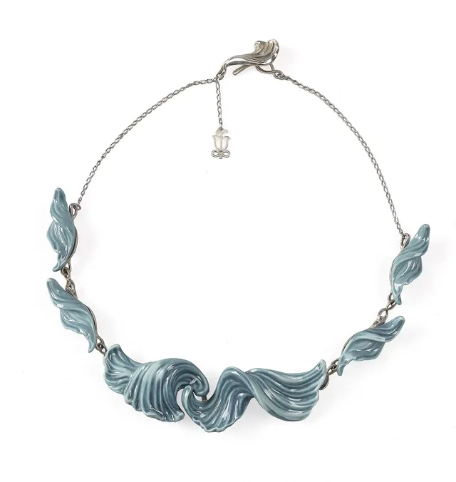 Lladró Gioielli Aquarium Collana in porcellana floreale