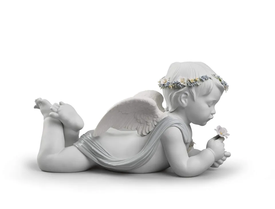 Lladró Sculture Mio Amato Angelo figurina porcellana piccolo angelo