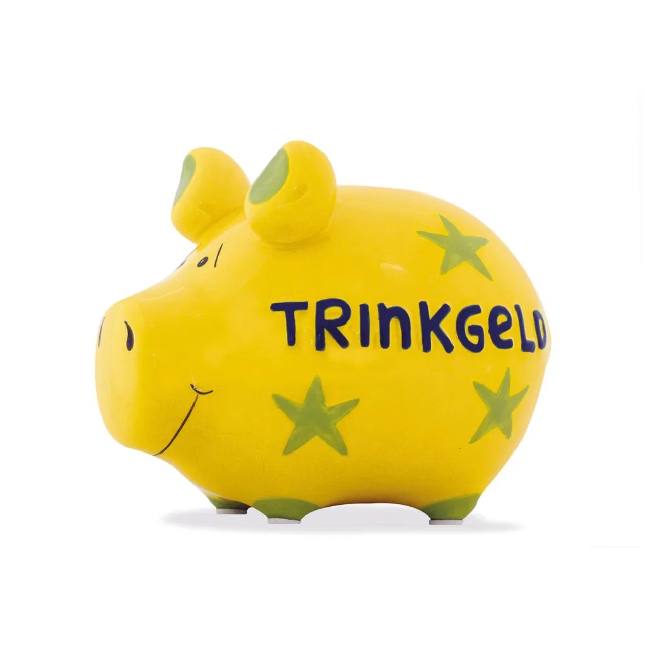 Sparschwein Company Trinkgeld salvadanaio maiale piccolo giallo