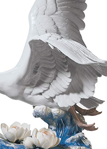Lladró Alta Porcellana Gran Cisne scultura cigno limitata