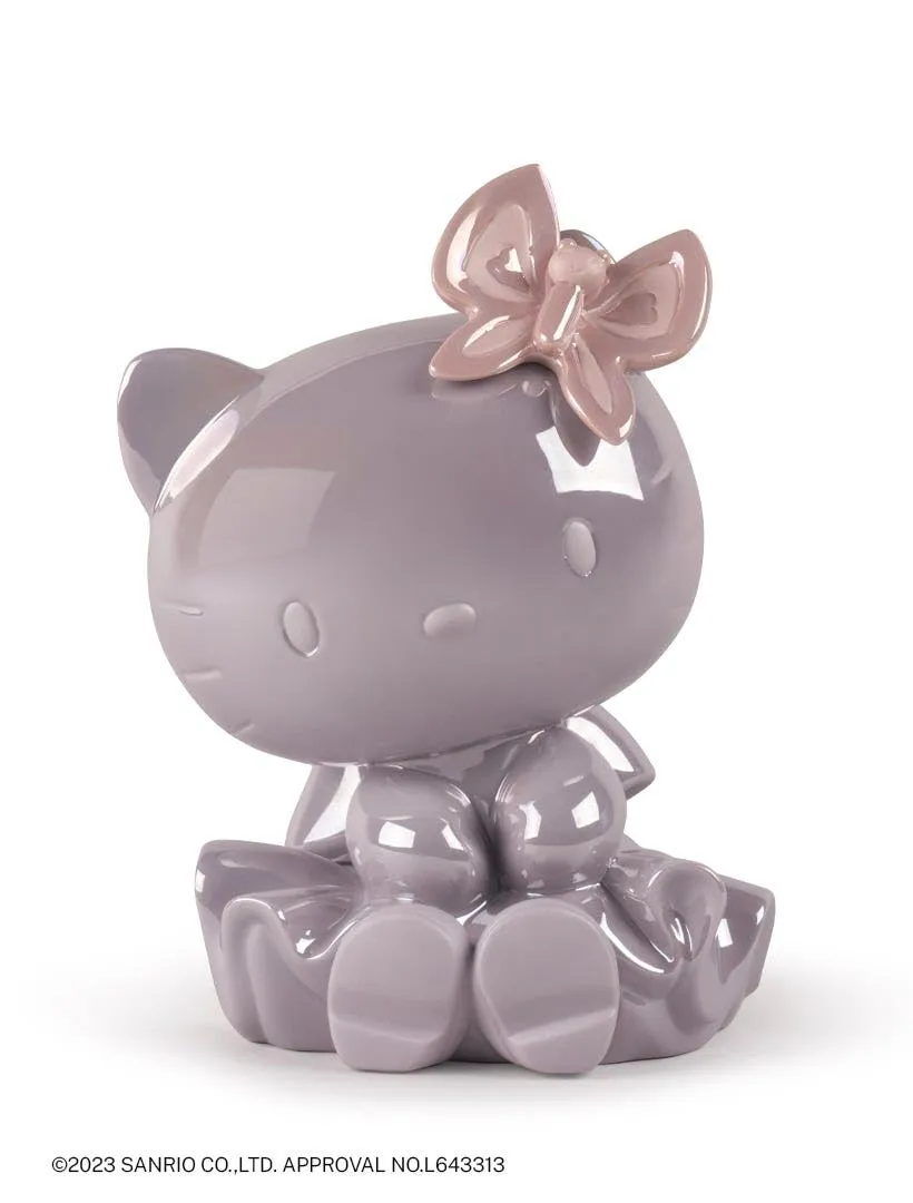 Lladró Hello Kitty scultura pop porcellana bianca