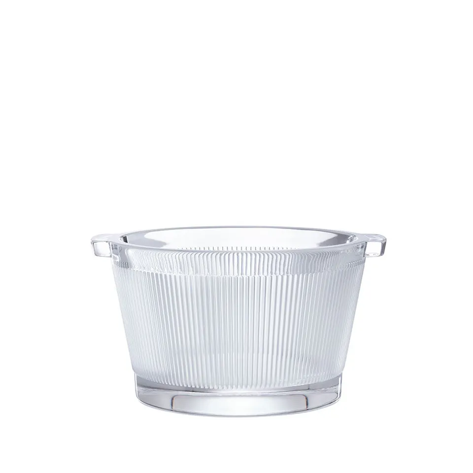 René Lalique Wingen secchiello ghiaccio cristallo incolore